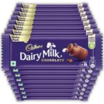 Cadbury Dairy Milk Chocolate Bar, 52 G Maha Pack (Pack Of 15), 825 Grams
