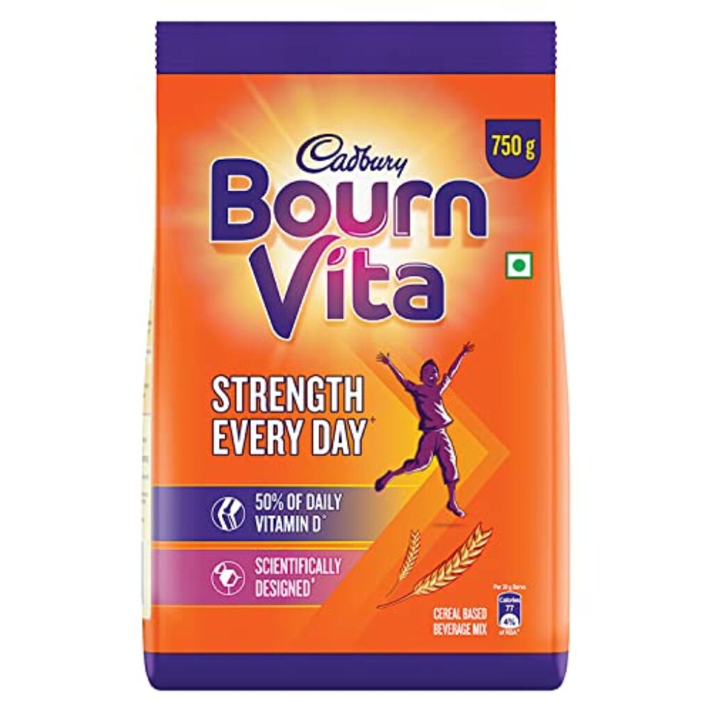 Cadbury Bournvita Chocolate Nutrition Drink, 750 g Pouch