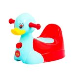 Luusa Duck Potty Trainer Seat for Kids | Easy Clean, Comfortable, Safe Plastic, Lightweight & Compact Design | Proudly Made in India