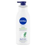 NIVEA Aloe Hydration Body Lotion 600 ml | 48 H Moisturization | Refreshing Hydration | Non Sticky Feel | With Goodness of Aloe Vera For Instant Hydration In Summer | For Men & Women