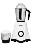 Pringle 2 Jar Mixer Grinder| 500W Powerful Motor | [ISI] Certified | 304 Grade SS Blade| 2 SS Jars Liquidizing Jar (1 Litres) Chutney Jar (0.4 Litres)3 Speed Options with Whip (1 Year Warranty)