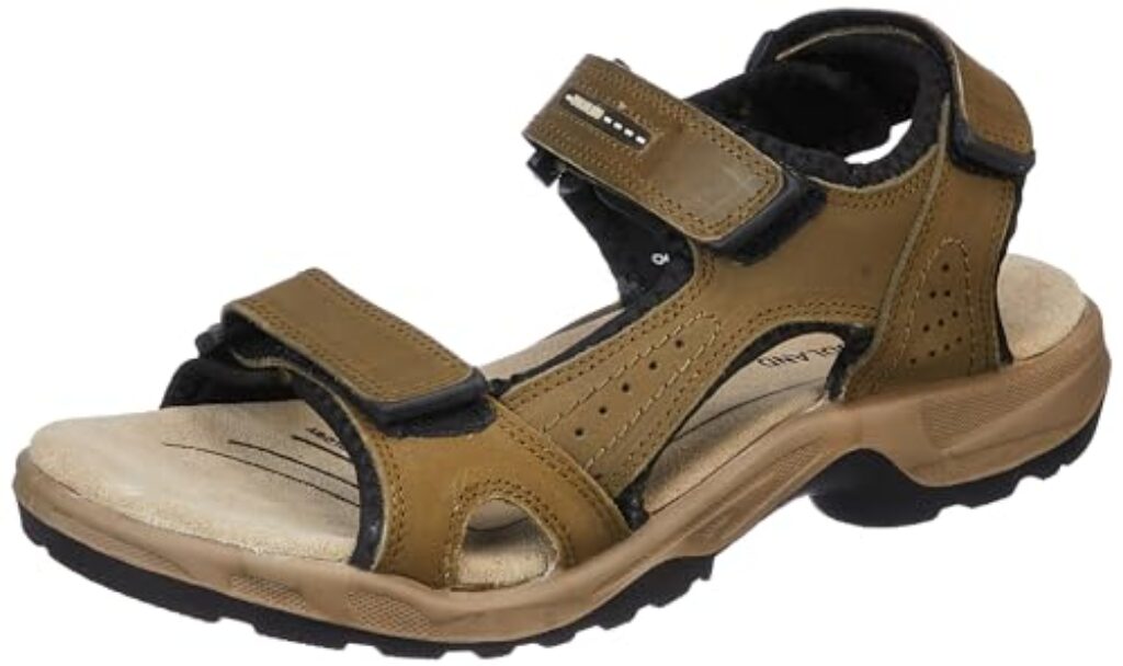 Woodland Men's Olive Leather Sandal-7 UK (41EU) (OGD 4773022)