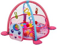 Amazon Brand – Supples Baby Play Gym Pool/Mat, Activity Play Gym for Baby with Hanging Toys, Baby Bedding for Newborn for 2+ Months (Pack of 1,Multicolor,Unicorn face)