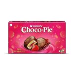 ORION Strawberry Chocopie gift pack, 500g | Strawberry Chocolate Cookies