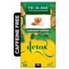 TE-A-ME Detox Cardamom Turmeric Tea – 25 Tea Bags | Herbal Tea | Herbal Tea for Weight Management | Herbal Tea Bags | 100% Caffeine Free Tea