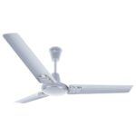 RR Signature (Previously Luminous) 1200 MM Wavia High Speed Ceiling Fan for Home & Office, 35% Energy Saving, Designer Ceiling Fan, 2 Year Warranty (Silky Silver)