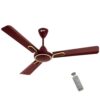 Orient Electric 1200 mm Hector Deco| Ceiling fan with Remote| Decorative ceiling fan with stylish ring & trims| Saves up to 50% on electricity bills| 5 years warranty BLDC ceiling fan| Brown