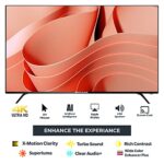 Power Guard 191 cm (75 inches) Frameless 4k Ultra HD Smart LED TV PG75F4k (Black)
