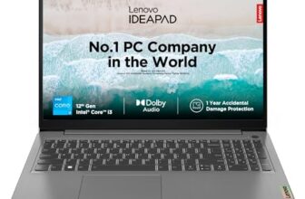 Lenovo IdeaPad Slim 3 12th Gen Intel Core i3-1215U 14 Inch (35.5cm) FHD Thin & Light Laptop (8GB/512GB SSD/Windows 11/Office 2021/3months Game Pass/Arctic Grey/1.43Kg), 82RJ00FGIN