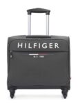 Tommy Hilfiger Carolina Unisex Overnighter Trolley Bag – Grey, 44 CM Cabin Suitcase