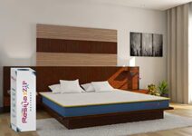 Centuary Antimicrobial 5Inch High Resilience (HR) Foam Mattress – Resilia zZip (72 x 72 x 5Inch) White