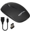 amazon basics AmazonBasics Wireless Mouse | 2.4 GHz Connection, 1600 DPI | Type – C Adapter | Upto 12 Months of Battery Life | Ambidextrous Design | Suitable for PC/Mac/Laptop