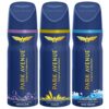 Park Avenue Original Collection | Deodorant for Men | Fresh Long-lasting Aroma – Cool Blue, Good Morning & Storm | 150ml each (Pack of 3)