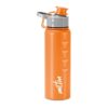 MILTON Gripper Stainless Steel Water Bottle, 750 ml, Orange | Leak Proof | Easy Grip | Light Weight