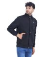 Dollar Jacket For Men Casual Zipper Bomber For Winter In Black