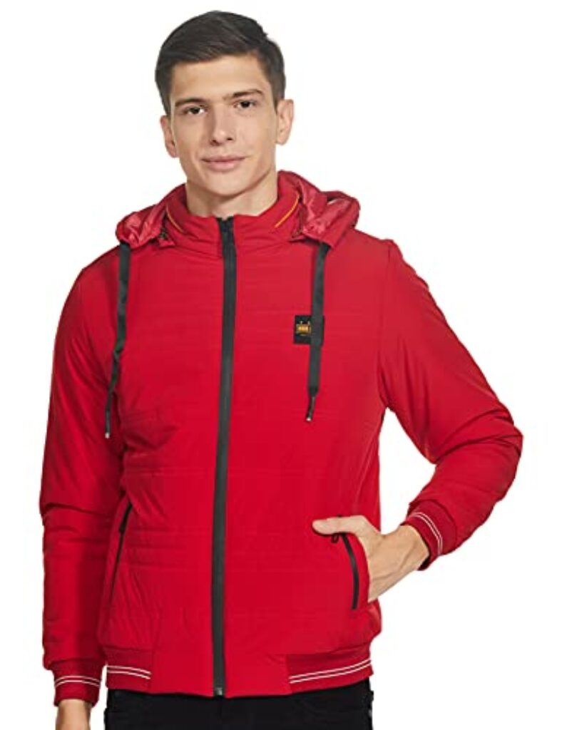 Cazibe Men Jacket (14743BT_Red_M)