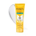 POND’S Sun Miracle SPF 50 PA+++ Crème Gel Sunscreen – Protect & Hydrate, With Hyaluronic Acid, Restores Skin Barrier, Lightweight, No White Cast 50g