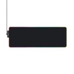 amazon basics RGB Light Gaming Mouse Pad Desk Mat for PC/Laptop | 11 Lighting Modes (7 Static & 4 Dynamic Modes) | Extended Keyboard Mouse Pad | Non-Slip Rubber Base | Embroidery Edges (Size – XL)