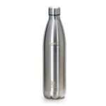 Sumeet Thermo1000 Stainless Steel 24 Hours Hot & Cold ISI Certified Double Walled Leak Proof Vacuum Flask/Water Bottle for Office/School/College/Gym/Picnic/Home/Trekking- 1000ml, Silver