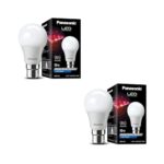 Panasonic 9 Watt Motion Sensor B22 Led Bulb for Home with 3 Mtr Radius Sensor Area, Auto Off After 15 Sec Comes with 25000 Bh Life and 1 Yr Warranty (Pk2)