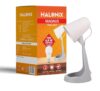 Halonix Polycarbonate Magnus Desk Light | with 4.9W Led Bulb | B22 Holder | Light Weight | Easy to Use Study Lamp | Designer Study Light |,Beige