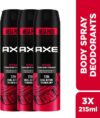 AXE Intense_Deo Body Spray Body Spray  –  For Men(215 ml, Pack of 3)