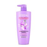 L’Oreal Paris Moisture Filling Shampoo, With Hyaluronic Acid, For Dry & Dehydrated Hair, Adds Shine & Bounce, Hyaluron Moisture 72H, 650ml