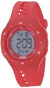 PUMA Polycarbonate 3 Digital Black Dial Women’s Watch-P6023, Band_Silver