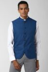 Home PETER ENGLAND Sleeveless Textured Men Jacket