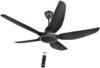 KUHL Brise E5 5 Star 1320 mm 5 Blade Ceiling Fan(Black | Pack of 1)