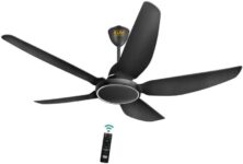 KUHL Brise E5 5 Star 1320 mm 5 Blade Ceiling Fan(Black | Pack of 1)