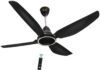 KUHL Brise E4 Stylish Power Saving 5 Star 1400 mm 4 Blade Ceiling Fan(BLDC Motor with Remote | Black | Pack of 1)