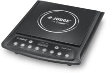 Judge by Prestige 1600 W Induction Cooktop Push Button(Black, Optima Plus 1600W)