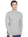 Amazon Brand – Symbol Men’s LS Round Neck Sweater Acrylic Pullover (SWR-SY-AW21-05_Lt Grey Mel_M)