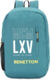 United Colors of Benetton Caspian 16 L Laptop Backpack(Green)