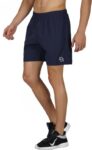 Home Sportinger Solid Men Blue Basic Shorts