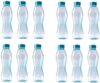 MILTON Oscar 1000 ml Bottle(Pack of 12, Blue, PET)