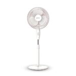 Bajaj Frore Neo 400 MM Oscillating Pedestal Fan for Home|Aerodynamically Balanced Blades| 100% CopperMotor| HighAir Delivery|3-Speed Control| Rust Free|2-Yr Warranty White
