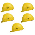 Allen Cooper Industrial Safety Helmet SH-701, Plastic Cradle with Manually adjustable Headband – YELLOW (Pack Of 5)