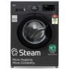 LG 7 Kg, 5 Star, Direct Drive Technology, Steam Wash, 6 Motion DD, Smart Diagnosis, Fully-Automatic Front Load Washing Machine (FHM1207SDM, Allergy Care, In-Built Heater, Touch Panel, Middle Black)