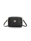 Fargo Women Leatherette Sling Bag (Black)
