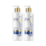 Dove Beautiful Curls Sulphate Free Hydrating Shampoo 380ml + Conditioner 380ml, (Combo Pack)| No Parabens & Dyes | Made for Curly Hair, With Tri-Moisture Essence for smooth, shiny, bouncy curls