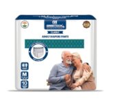 AmbiTech Adult Diaper |M Size|Pack Of 1 | 10 Unit