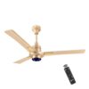 Orient Electric 1200 mm I Tome Smart| 5-star BLDC ceiling fan with IoT, remote & LED lights | Smart fan with Alexa control| Saves up to 50% | 3-year warranty | Topaz Gold, pack of 1