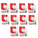 Eveready 12W Led Light Bulb | High Efficiency & Glare-Free Light | 4KV Surge Protection | with Wide Operating Voltage Range | 100 Lumens Per Watt | Cool Day Light (6500K) | Pack of 10 b22d