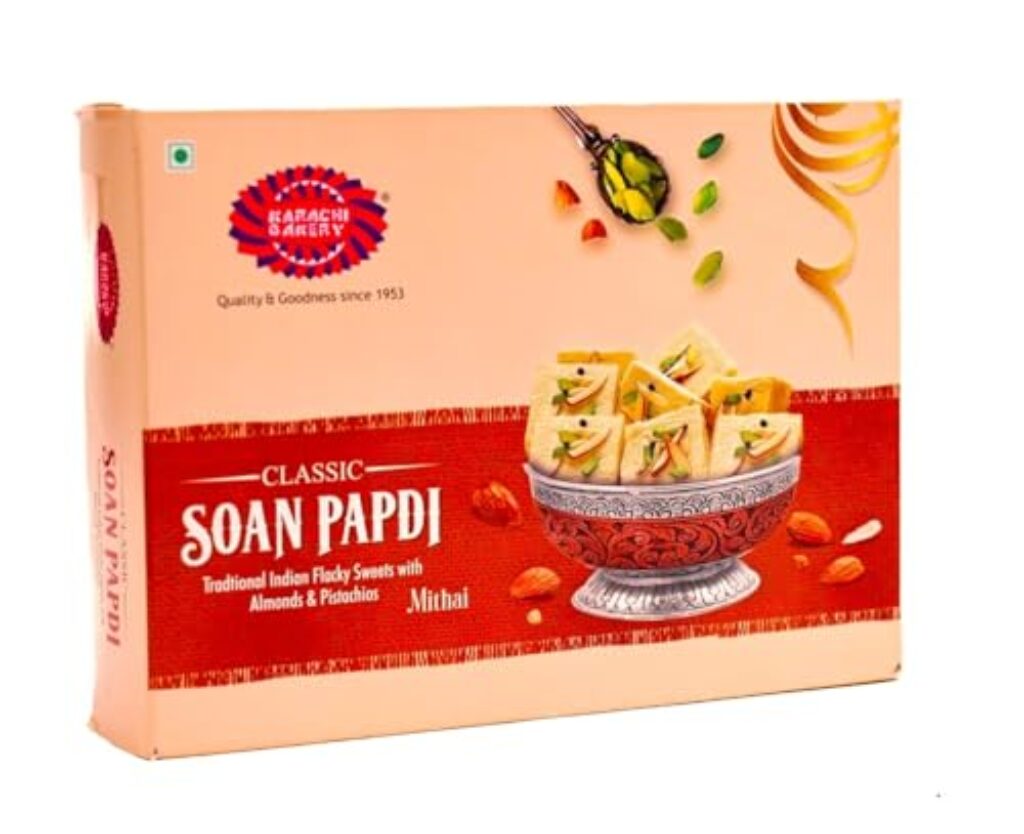 Karachi Bakery Soan Papdi 400gm | Indian Sweet | Classic Flavour | Mithai