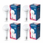 Crompton 8.5W Emergency LED Bulb | Backup Lamp | Inverter Bulb for home, with upto 4 Hours battery back up | Over charging Protection | BMS Technology | Cool Day Light (6500K) | Pack of 4