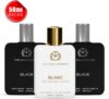 THE MAN COMPANY Iconic Perfumes, Black and Blanc EDT 3 x 50ml | Long-Lasting Fragrance Eau de Toilette  –  150 ml(For Men)