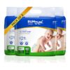 Bumtum Baby Diaper Pants, Newborn Size 180 Count, Double Layer Leakage Protection Infused with Aloe Vera, Cottony Soft High Absorb Technology