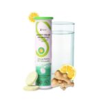 Sova Health Acidity Relief Probiotics Effervescent Tablets | Calming Relief from Acidity, Heartburn & Indigestion |Improves Gut Balance| With Lemon & Ginger| 5 Billion CFU Probiotic| 5 Tablets